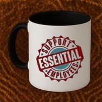 Support Essential Employees Coffee Mug thumb 2