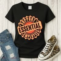 Support Essential Employees Women's T-Shirt thumb 3