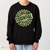 Support Essential Workers Women's Sweatshirt thumb 0