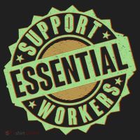 Support Essential Workers Women's Sweatshirt thumb 2