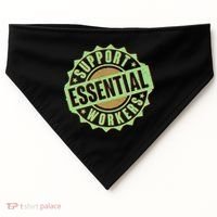 Support Essential Workers USA-Made Doggie Bandana thumb 0