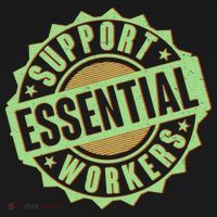 Support Essential Workers USA-Made Doggie Bandana thumb 2