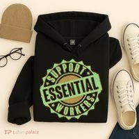 Support Essential Workers Hoodie thumb 4