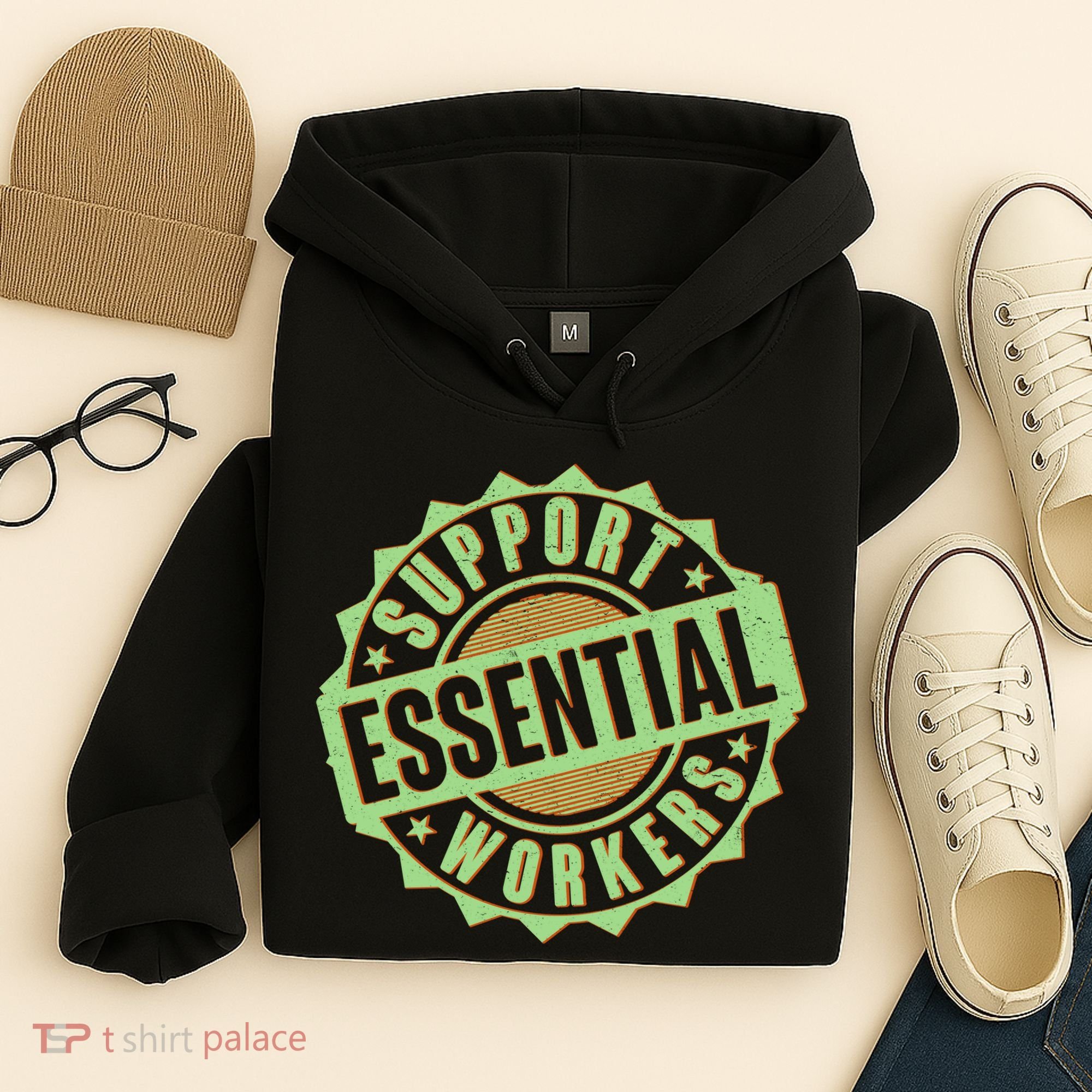 Support Essential Workers Hoodie