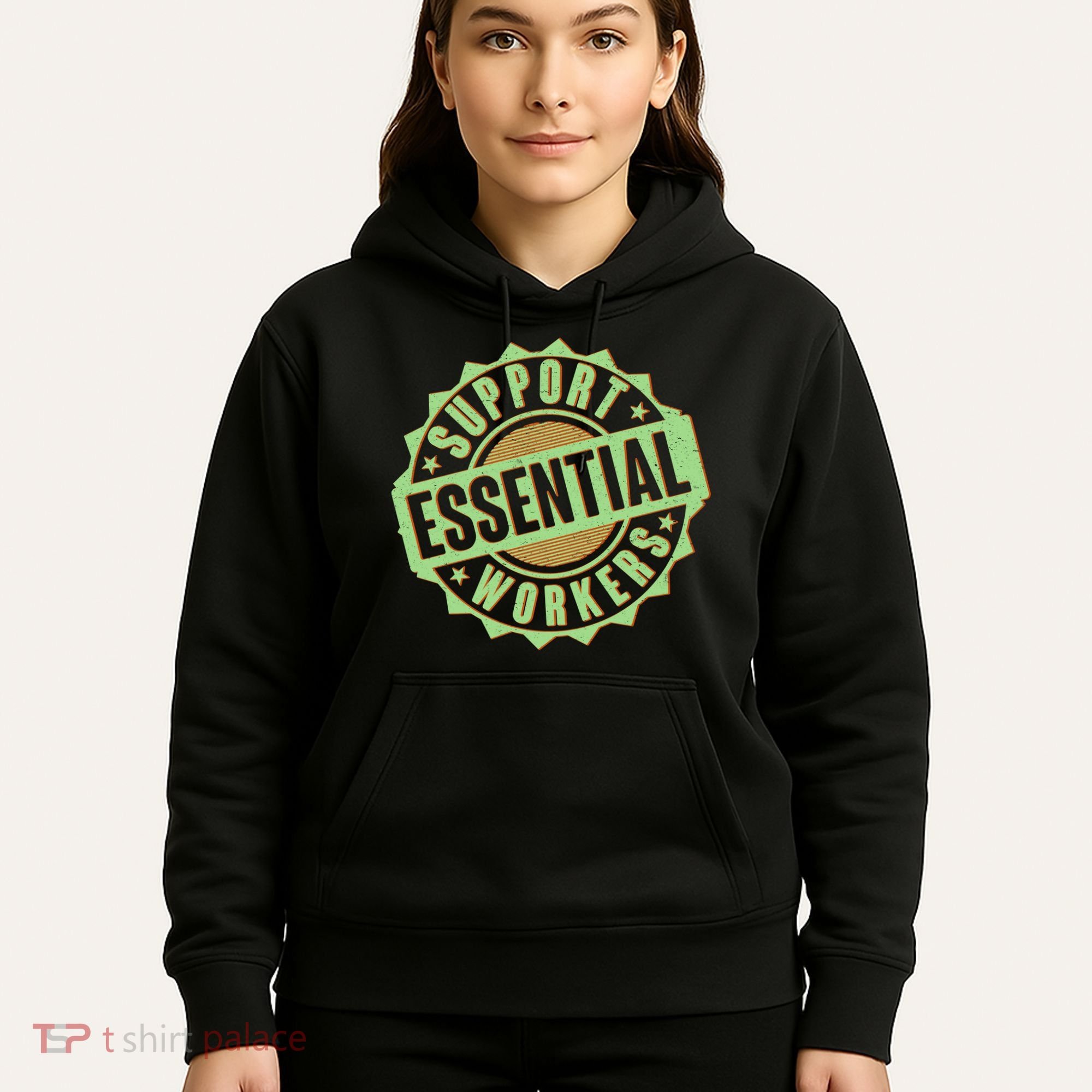 Support Essential Workers Hoodie