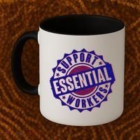Support Essential Workers Coffee Mug thumb 2