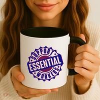 Support Essential Workers Coffee Mug thumb 3