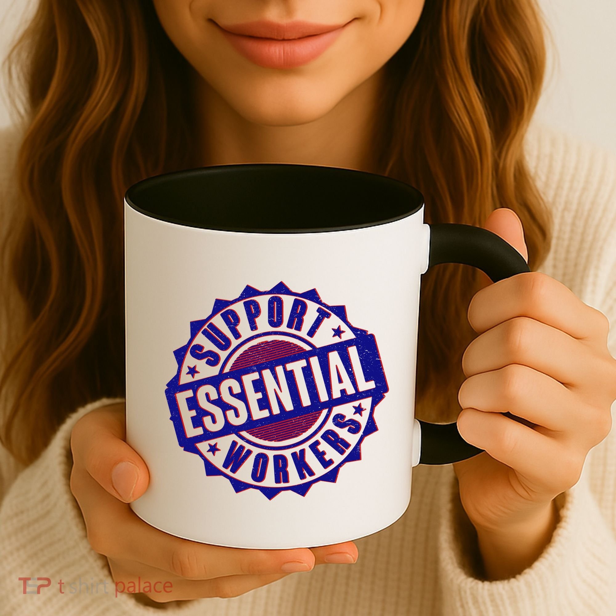 Support Essential Workers Coffee Mug
