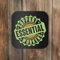 Support Essential Workers Coaster thumb 0