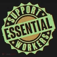 Support Essential Workers Ornament thumb 1