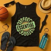 Support Essential Workers Tank Top thumb 4