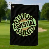 Support Essential Workers Golf Towel thumb 1
