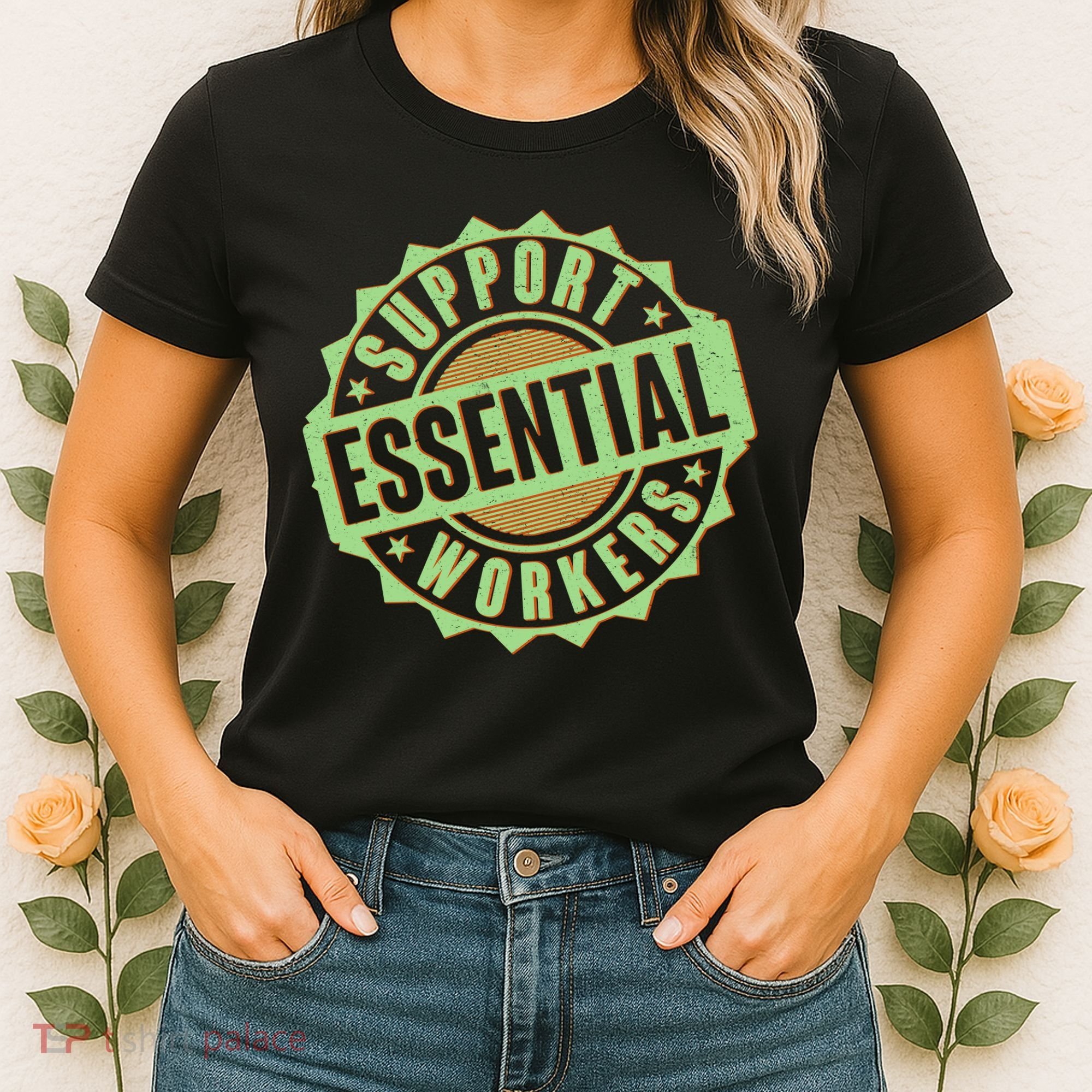 Support Essential Workers Women's T-Shirt