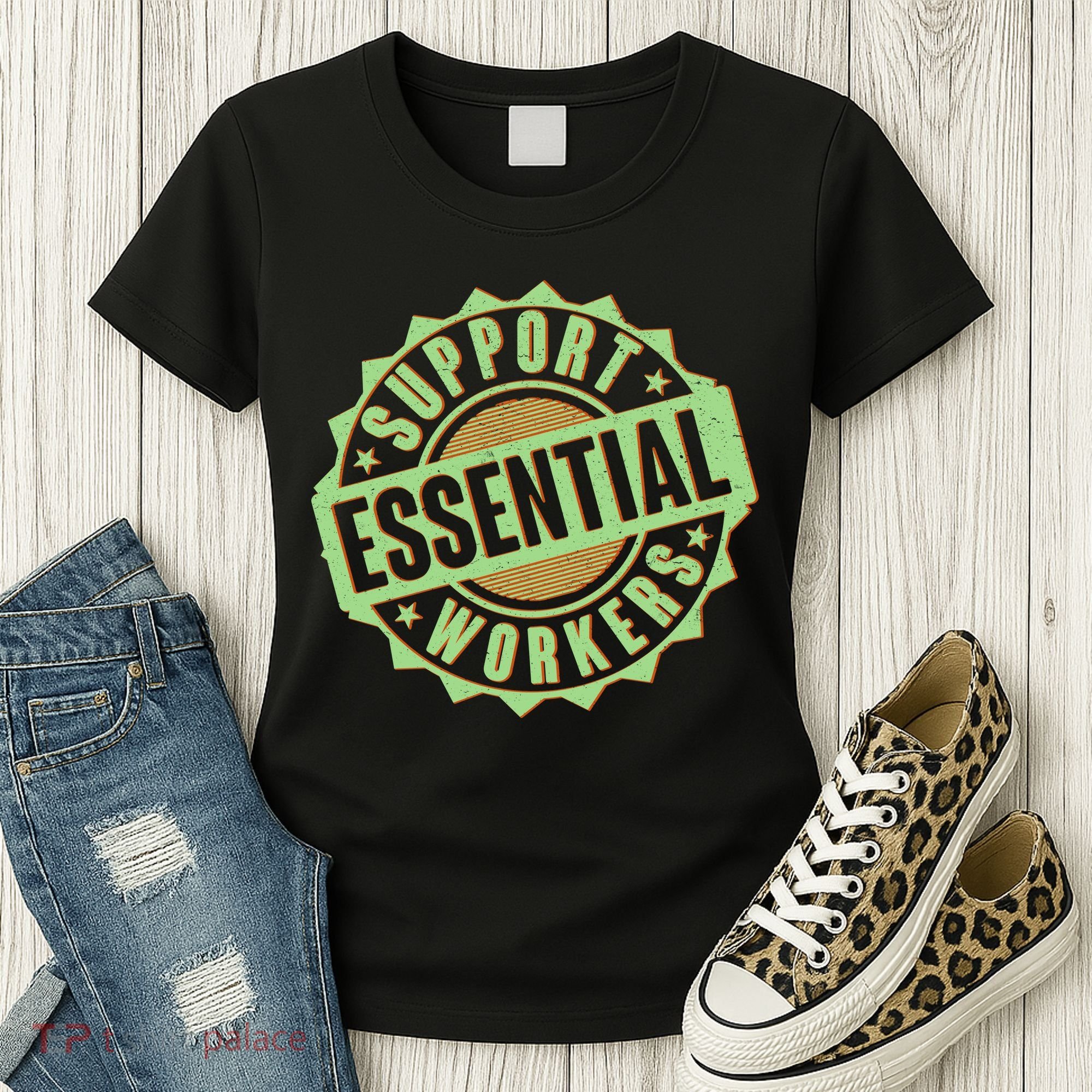 Support Essential Workers Women's T-Shirt
