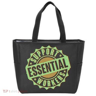 Support Essential Workers Tote Bag
