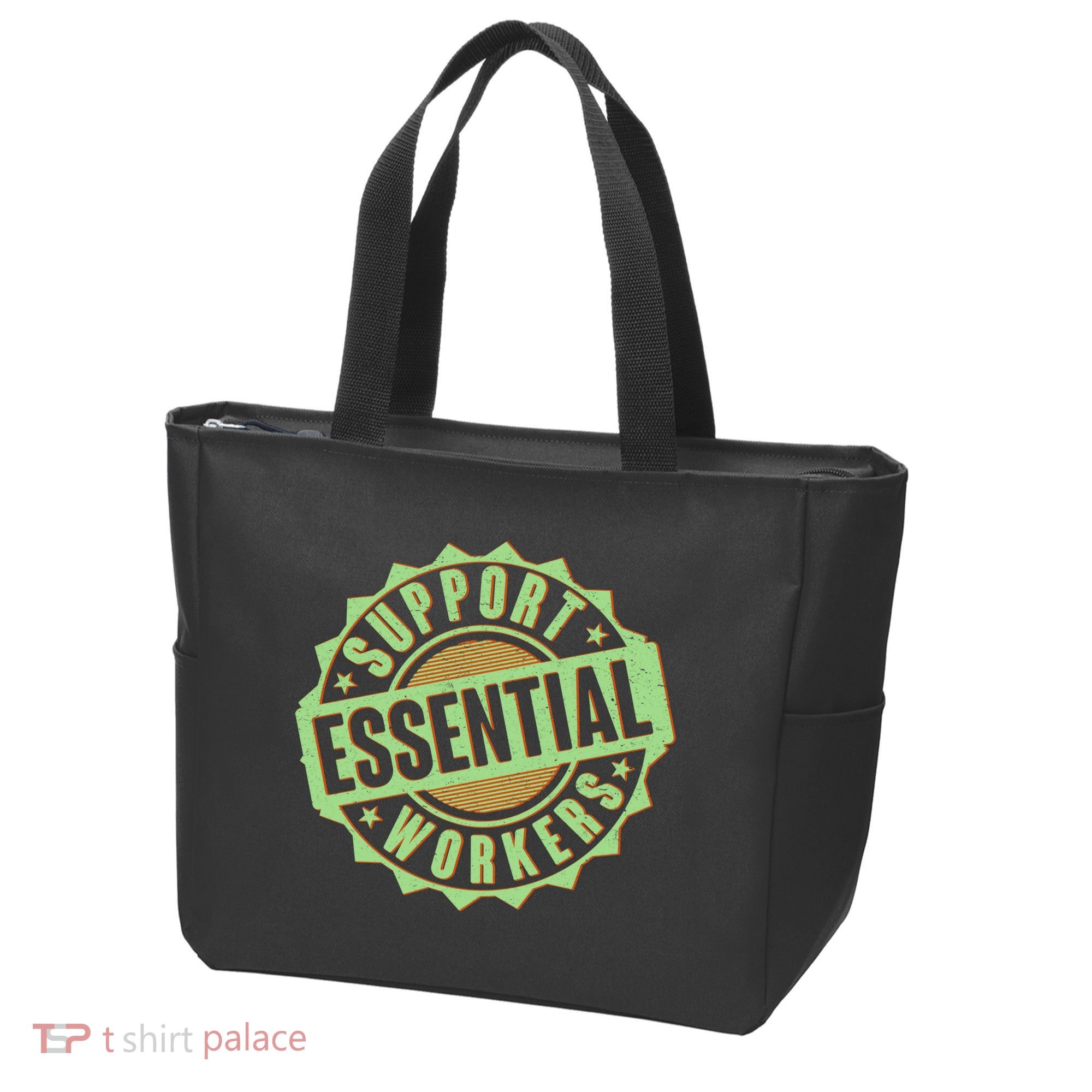 Support Essential Workers Tote Bag