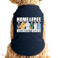 Support Frontline Workers Home Of The Free Doggie Tank thumb 0