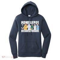 Support Frontline Workers Home Of The Free Women's Hoodie thumb 0