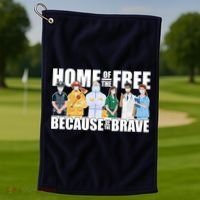 Support Frontline Workers Home Of The Free Golf Towel thumb 1
