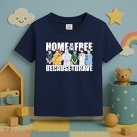 Support Frontline Workers Home Of The Free Toddler T-Shirt thumb 3