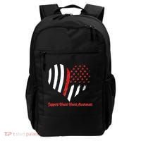 Support Heart Health Awareness - American US Flag Backpack thumb 0