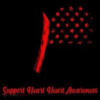 Support Heart Health Awareness - American US Flag Coffee Mug thumb 5