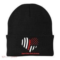 Support Heart Health Awareness - American US Flag Beanie thumb 0