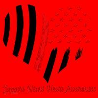 Support Heart Health Awareness - American US Flag Santa Hat thumb 1