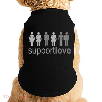 Support Love Equal Rights Doggie Tank