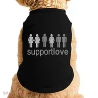 Support Love Equal Rights Doggie Tank thumb 0