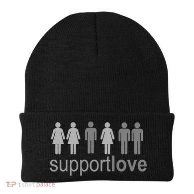 Support Love Equal Rights Beanie