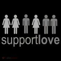 Support Love Equal Rights Polo thumb 3