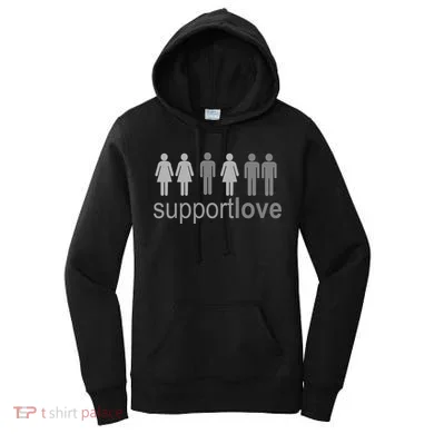 Support Love Equal Rights Women's Hoodie