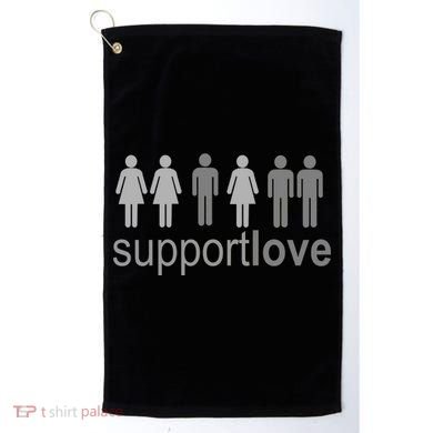 Support Love Equal Rights Golf Towel