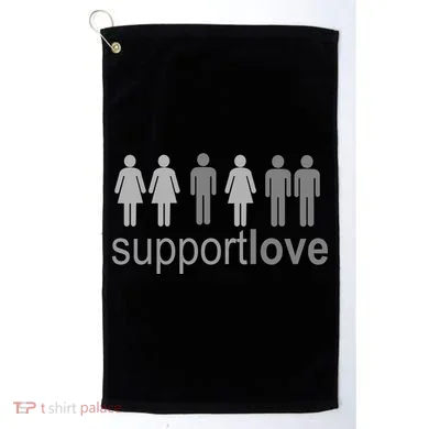 Support Love Equal Rights Golf Towel