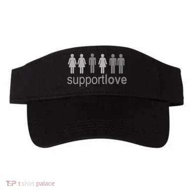 Support Love Equal Rights Visor
