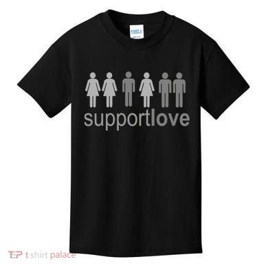 Support Love Equal Rights Kids T-Shirt