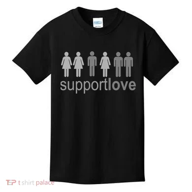 Support Love Equal Rights Kids T-Shirt