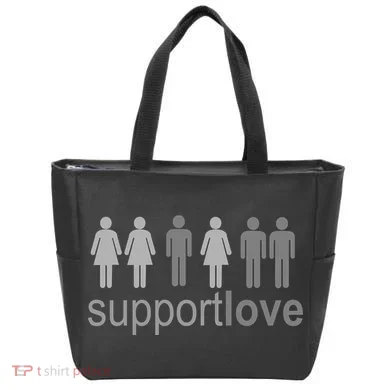 Support Love Equal Rights Tote Bag