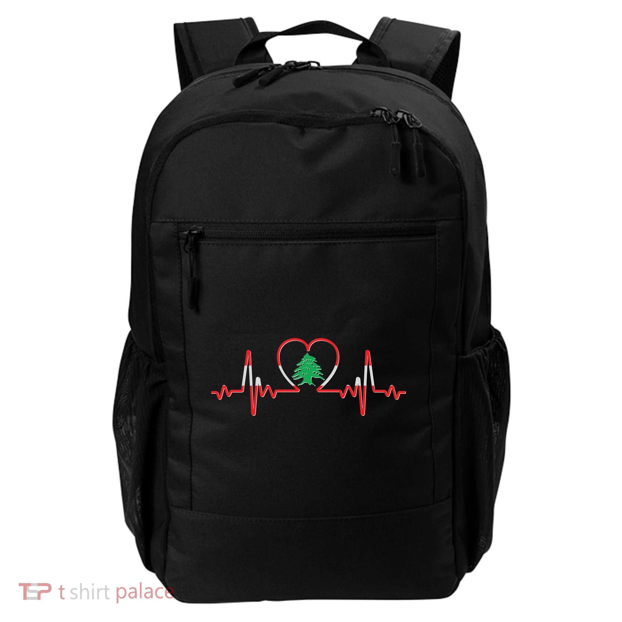Support Love Lebanon Heartbeat Backpack
