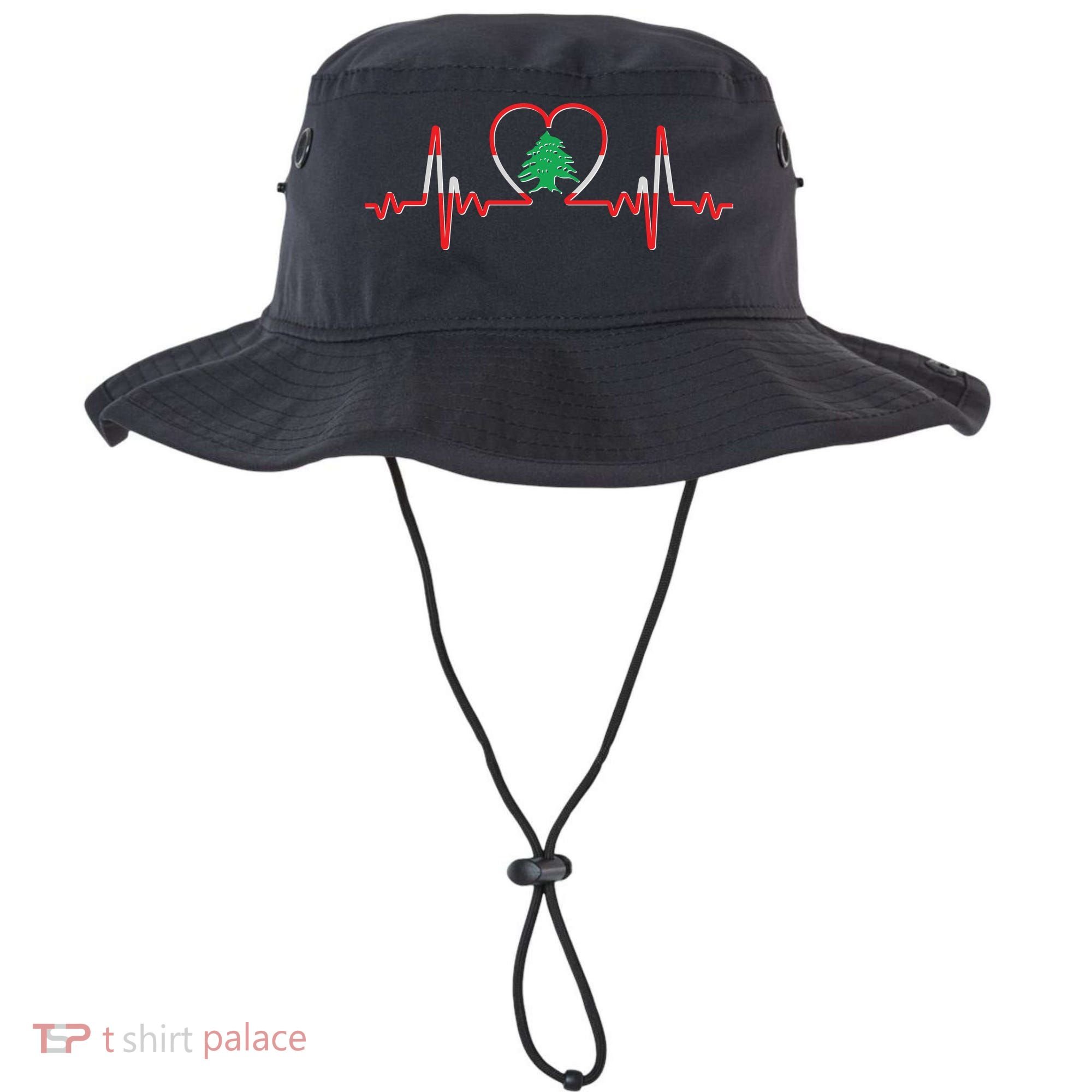 Support Love Lebanon Heartbeat Bucket Hat