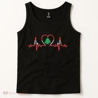 Support Love Lebanon Heartbeat Tank Top thumb 2