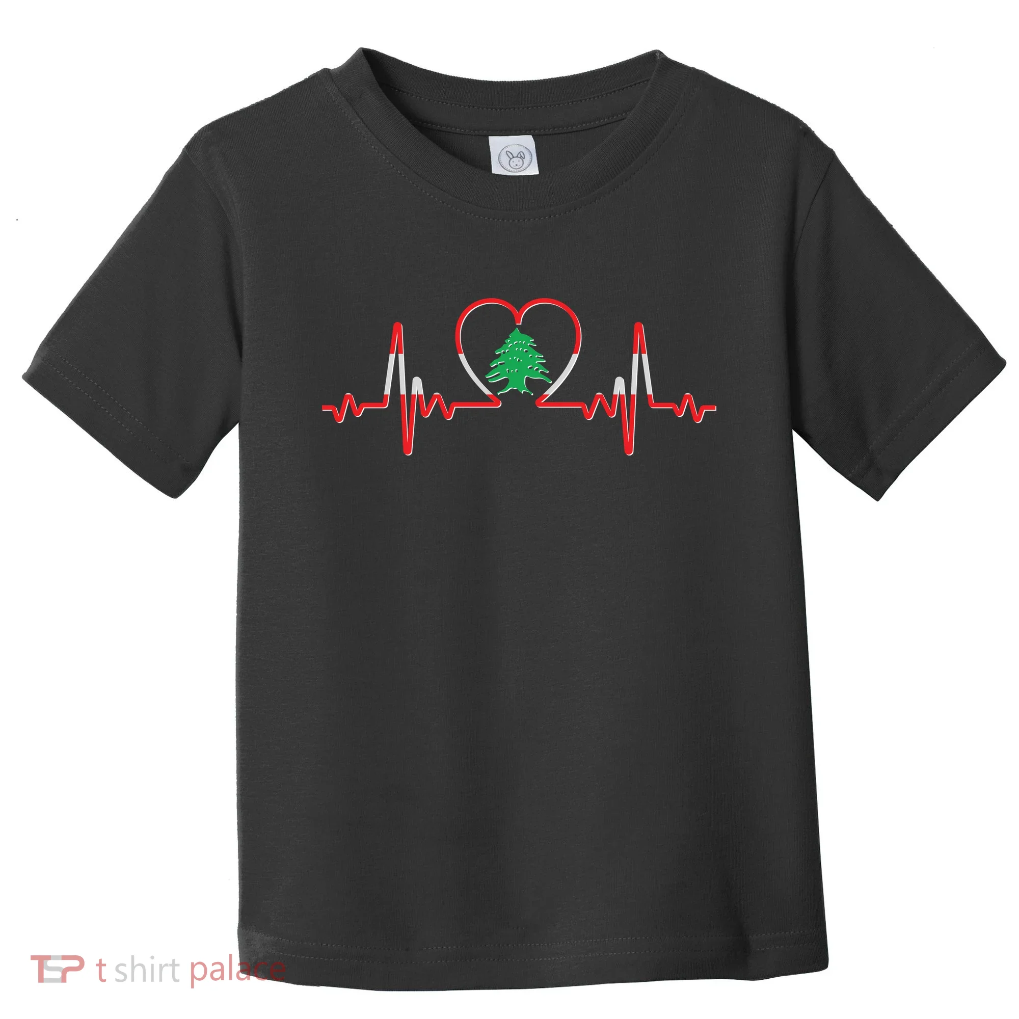 Support Love Lebanon Heartbeat Toddler T-Shirt