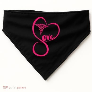 Support Love Nurses USA-Made Doggie Bandana