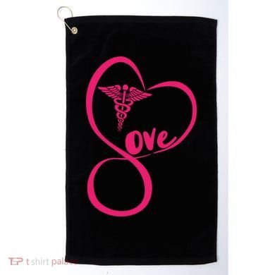 Support Love Nurses Golf Towel