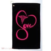 Support Love Nurses Golf Towel thumb 0