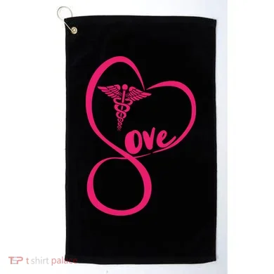 Support Love Nurses Golf Towel
