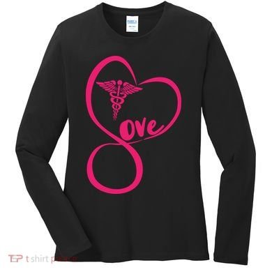 Support Love Nurses Women's Long Sleeve Shirt