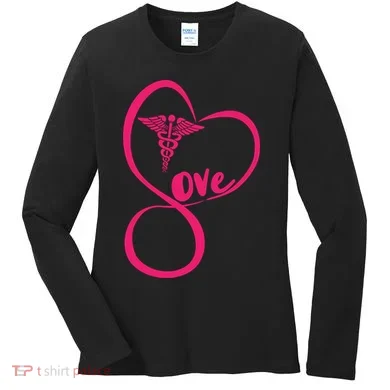 Support Love Nurses Women's Long Sleeve Shirt