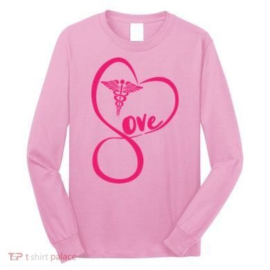 Support Love Nurses Long Sleeve Shirt